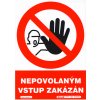 Nepovolaným vstup zakázán (samolepka A4)