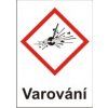 Výbušné – varování (GHS01)