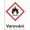 Hořlavé – varování (GHS02)