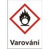 Oxidující – varování (GHS03)