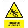 Nebezpečí uklouznutí