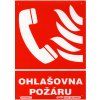 Ohlašovna požáru (plastová tabulka A4)