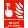 Hlásič požáru (plastová tabulka A4)