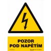 Pozor pod napětím (magnetická tabulka A5)
