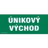 Únikový východ (plastová tabulka 210x87 mm)