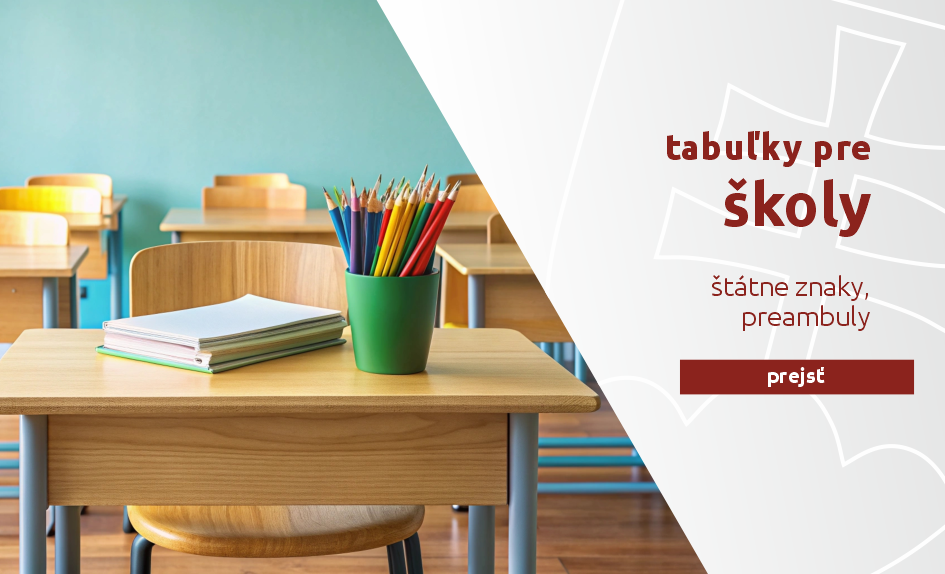 Tabuľky pre školy