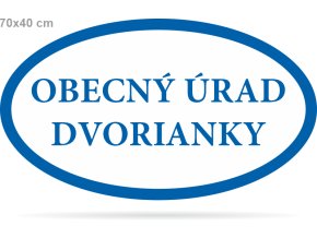 tabula obecny urad 70x40