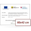 Europrojekt - plastová tabuľa