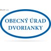 Tabuľa obecný úrad