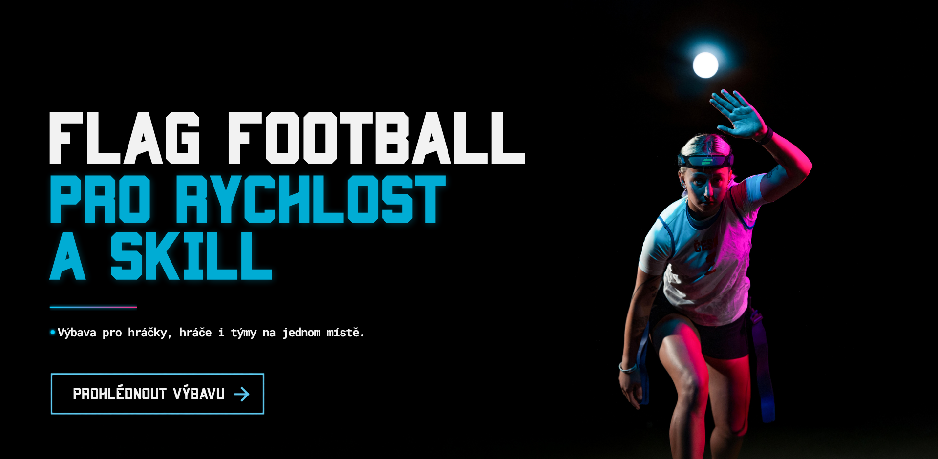 Vybavení pro flag football – rukavice, opasky a výstroj pro hráče a týmy | TackleSport.cz