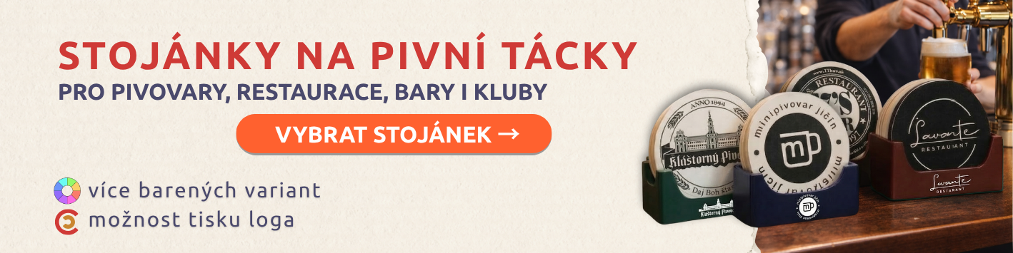 Stojánky na pivní tácky