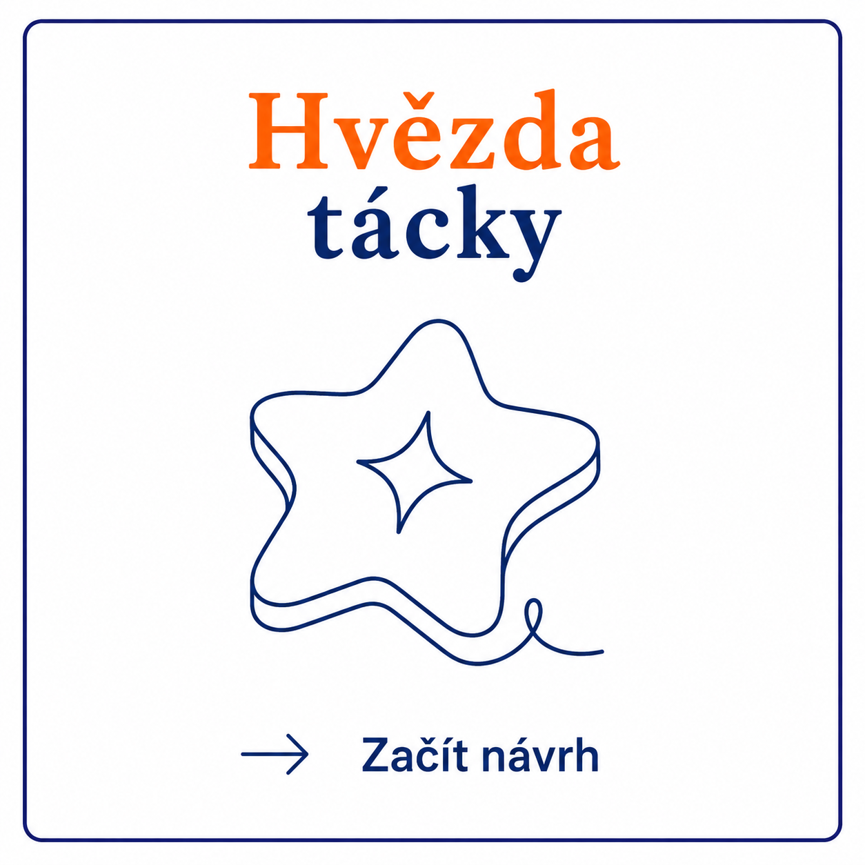 Pivní tácek ve tvaru hvězdy. Vánoční motivy.