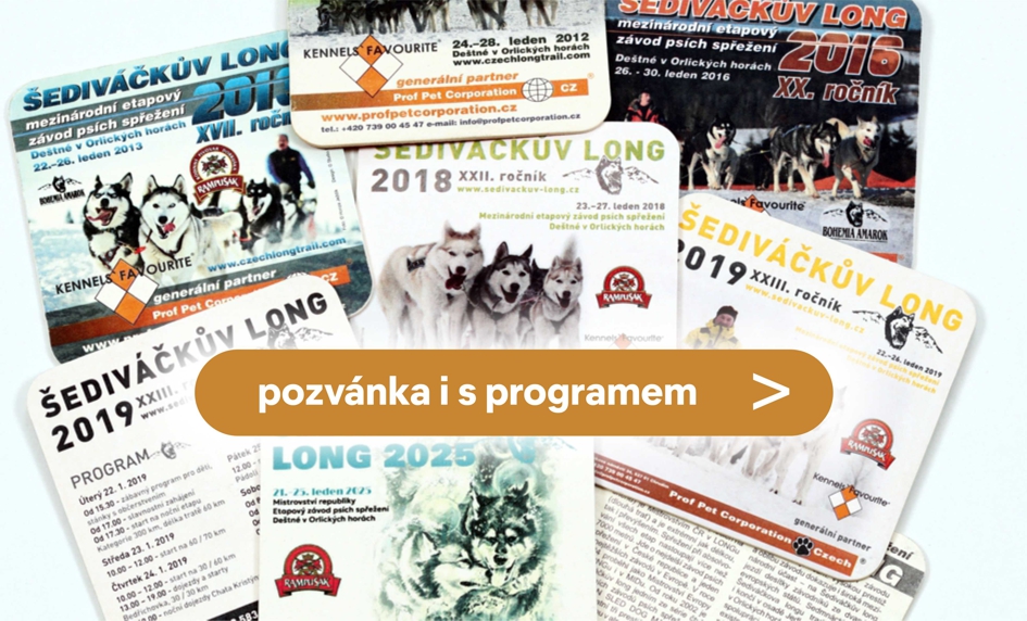 Suvenýr z každoročně pořádaných závodů psích spřežení.