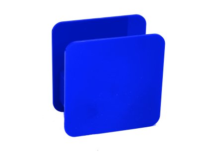 stojanek na tacky ctverec modry