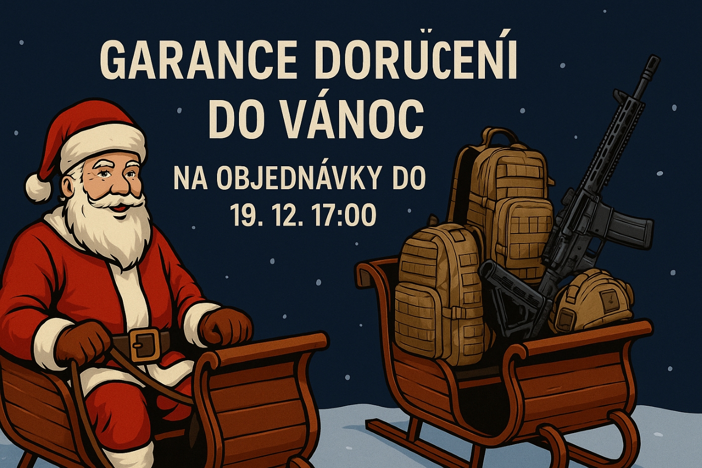 Doručení do Vánoc