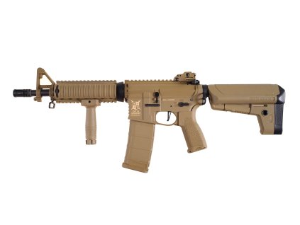 Delta Armory airsoftová zbraň M4 CQB-R Charlie - Full Tan
