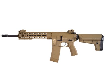 Delta Armory airsoftová zbraň M4 AR15 KeyMod 10" Charlie - Full Tan
