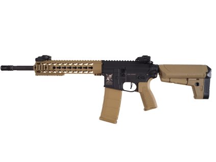 Delta Armory airsoftová zbraň M4 AR15 KeyMod 10" Charlie - Half Tan