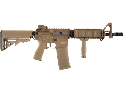 Delta Armory airsoft zbraň AR15 CQB-R ALPHA Full Metal - Full Tan