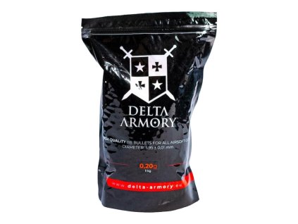 Delta Armory airsoftové kuličky 0,20g 5000ks - bílé