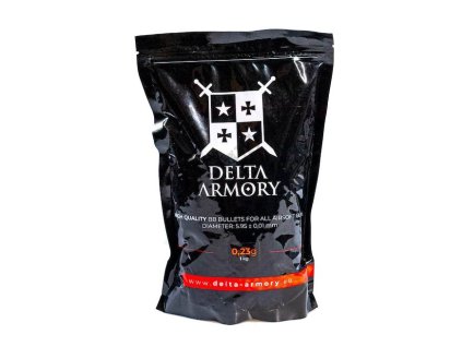 Delta Armory airsoftové kuličky 0,23g 4300ks - bílé