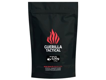 Guerilla Tactical airsoftové kuličky 0,30g 3330ks - bílé