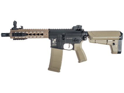 Delta Armory airsoftová zbraň M4 AR15 KeyMod 8" BRAVO - Half Tan