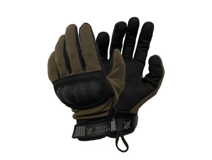 Delta Armory taktické rukavice Defender II - Oliva