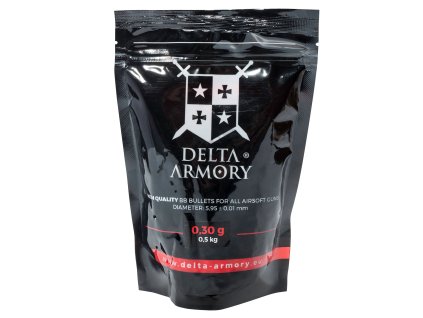 Delta Armory airsoftové kuličky 0,30g 0,5kg - bílé