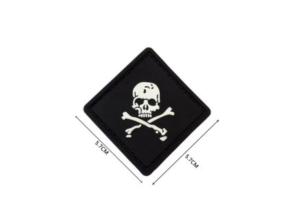 Delta Armory nášivka na suchý zip 3D Miny - černá