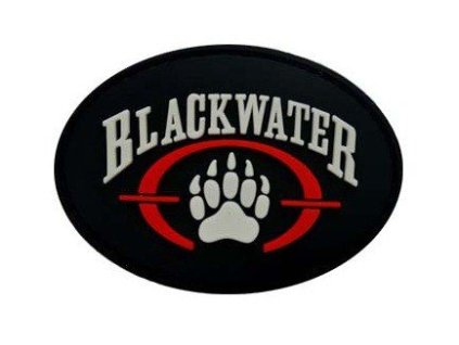 Delta Armory nášivka na suchý zip 3D Blackwater - černá