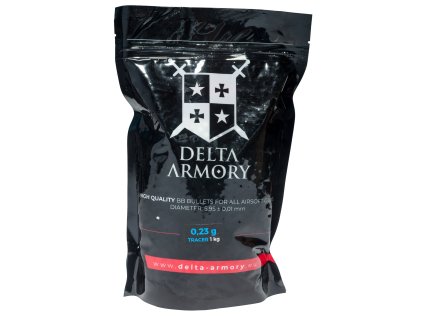 Delta Armory airsoftové kuličky TRACER 0,23g 1kg - Glow in the Dark