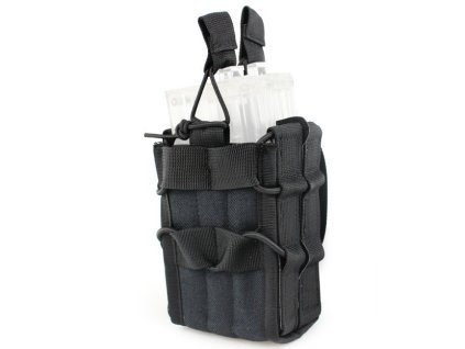 Delta Armory dvojité otevřené pouzdro MOLLE pro M4 - černé