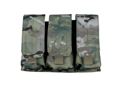 Delta Armory trojité pouzdro MOLLE pro zásobníky M4 - CP