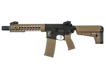 Delta Armory airsoftová zbraň M4 AR15 KeyMod 10" PREDATOR Charlie - Half Tan