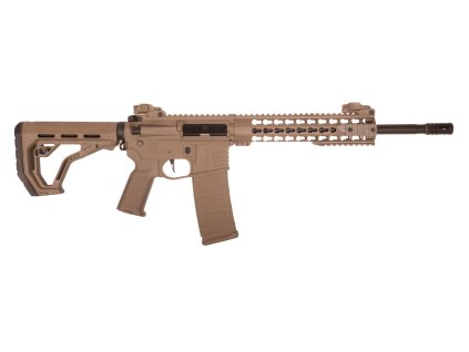 Delta Armory airsoftová zbraň AR15 KeyMod 10" Charlie EAGLE - Tan