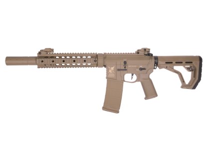 Delta Armory airsoftová zbraň AR15 Charlie SilentOps 9" EAGLE - Full Tan