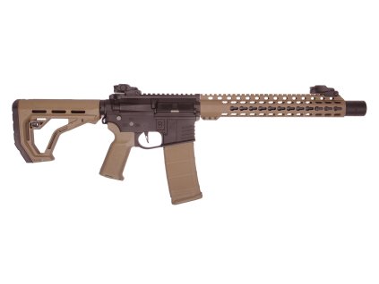 Delta Armory airsoftová zbraň AR15 SilentOps DMR ALPHA EAGLE - Half Tan