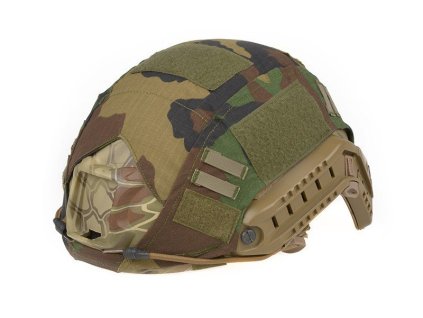Delta Armory airsoftový potah přilby FAST ver.1 - Woodland