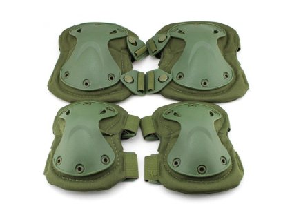 Delta Armory taktické chrániče kolen a loktů FUTURE set - Oliva