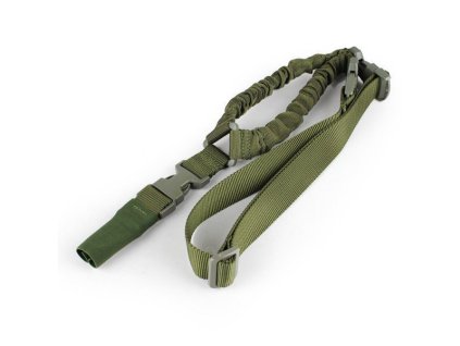 Delta Armory kvalitní jednobodový taktický popruh na zbraň - Oliva