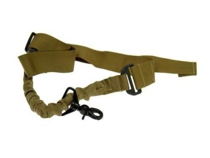 Delta Armory taktický popruh na zbraň jednobodový bungee - Tan