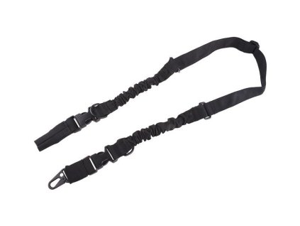Delta Armory PARTIZAN taktický popruh na zbraň s jednoduchým a dvojitým bodem - černý
