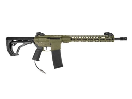 Delta Armory airsoftová zbraň Freya M-LOK 14" HPA PULSAR Single solenoid - Oliva