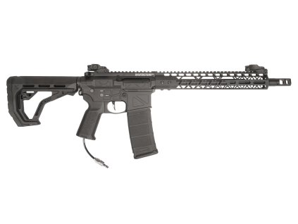 Delta Armory airsoft zbraň FREYA R15 SKELETON 13" HPA PULSAR D2 Double solenoid - černá