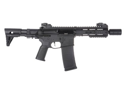 Delta Armory airsoft zbraň M4 AR15 M-LOK SilentOps 6,5" Charlie EAGLE - Černá