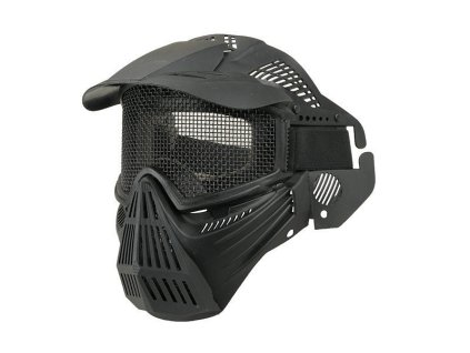 Maska Guerilla Tactical Guardian mesh V1 - černá