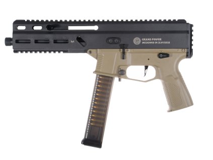 Delta Armory airsoft zbraň STRIBOG SP10A3 Charlie Standard - černá & tan