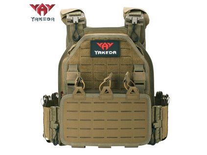 Taktická vesta YAKEDA VT-6094A - coyote