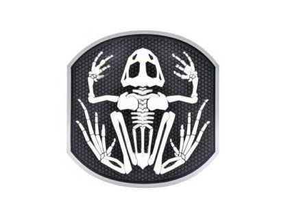 Nášivka FROG SKELETON Emerson - bílá